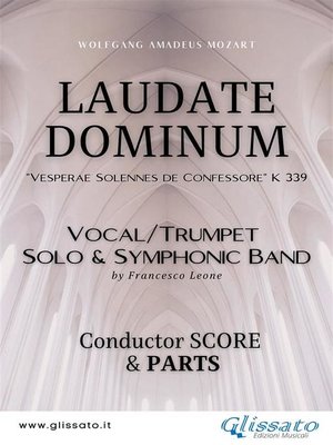 cover image of "Laudate Dominum" Solo and Symphonic Band (score & parts)